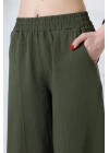Kadın Yumuşak Doku Premium Şalvar Gabardin Pantolon