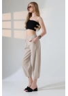 Kadın Yumuşak Doku Premium Şalvar Gabardin Pantolon