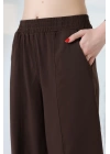 Kadın Yumuşak Doku Premium Şalvar Gabardin Pantolon