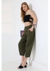 Kadın Yumuşak Doku Premium Şalvar Gabardin Pantolon