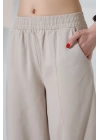 Kadın Yumuşak Doku Premium Şalvar Gabardin Pantolon