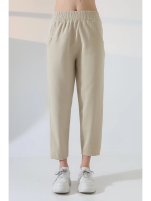 Kadın Yumuşak Doku Premium Dar Paça Pantolon