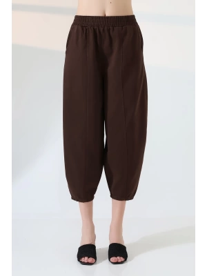 Kadın Yumuşak Doku Premium Şalvar Gabardin Pantolon