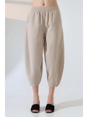 Kadın Yumuşak Doku Premium Şalvar Gabardin Pantolon