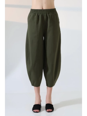 Kadın Yumuşak Doku Premium Şalvar Gabardin Pantolon