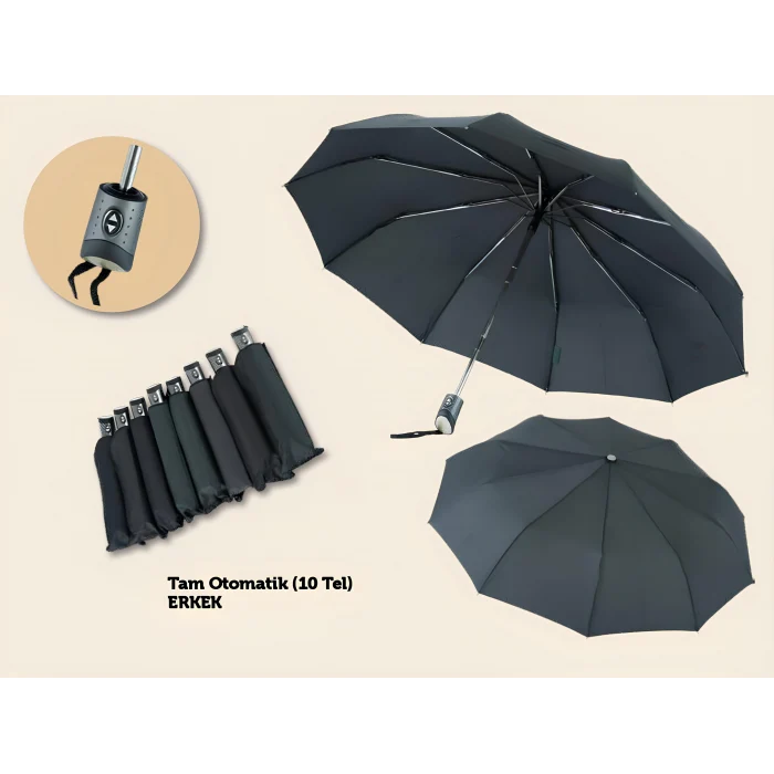 10 Telli Full Otomatik Şemsiye