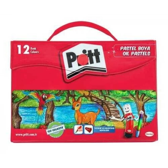 Pritt 12 Renk Pastel Boya - Çantalı Ambalaj