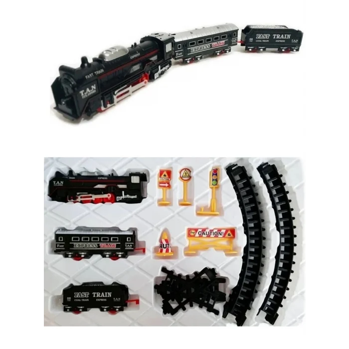 CTOYS 23 Parça Sesli ve Işıklı Klasik Seti 91 cm Yük Treni