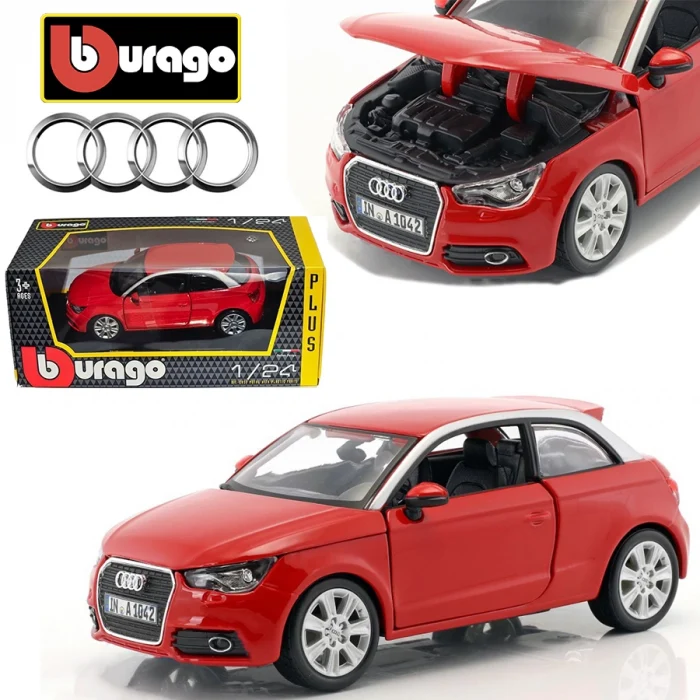 Audi A1 Czerwony 1/24