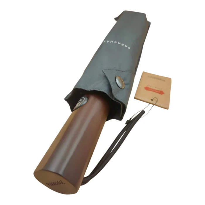 Parachase Ahşap Saplı Devrilme Önleyici 3 Kademeli Otomatik Şemsiye