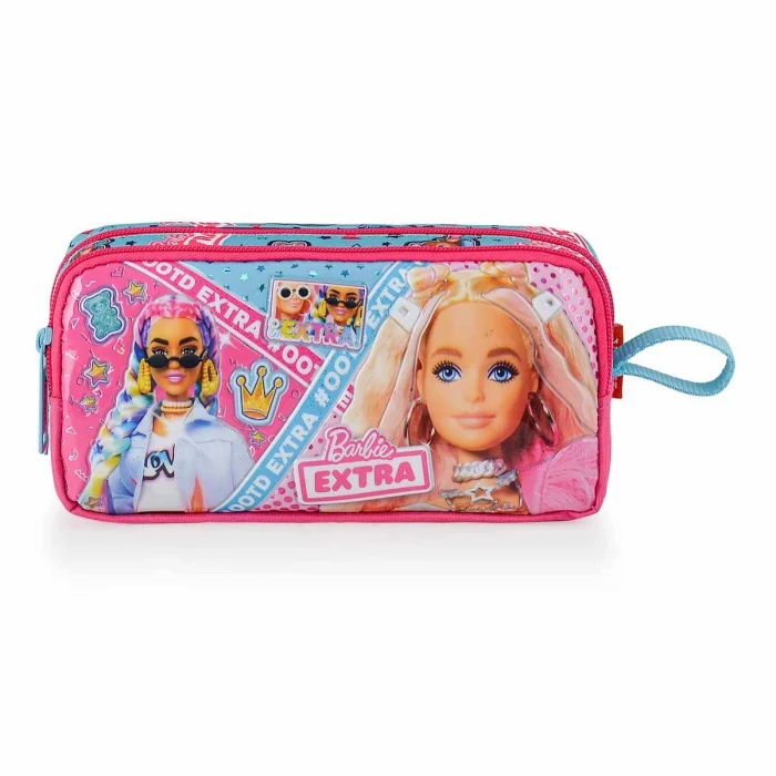Barbie Lisanslı Okul Çantası - Beslenme Çantası - Kalem Kutusu Set - Suluk&Matara Hediye