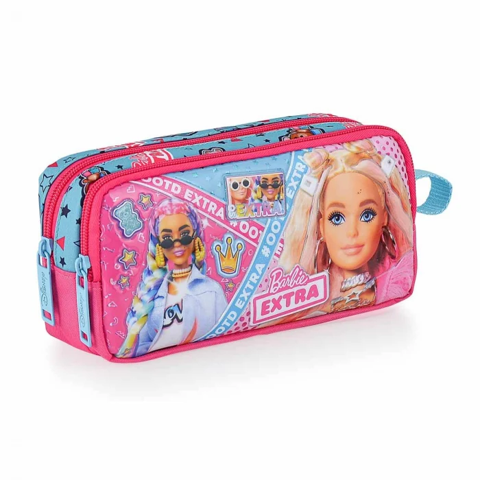 Barbie Lisanslı Okul Çantası - Beslenme Çantası - Kalem Kutusu Set - Suluk&Matara Hediye