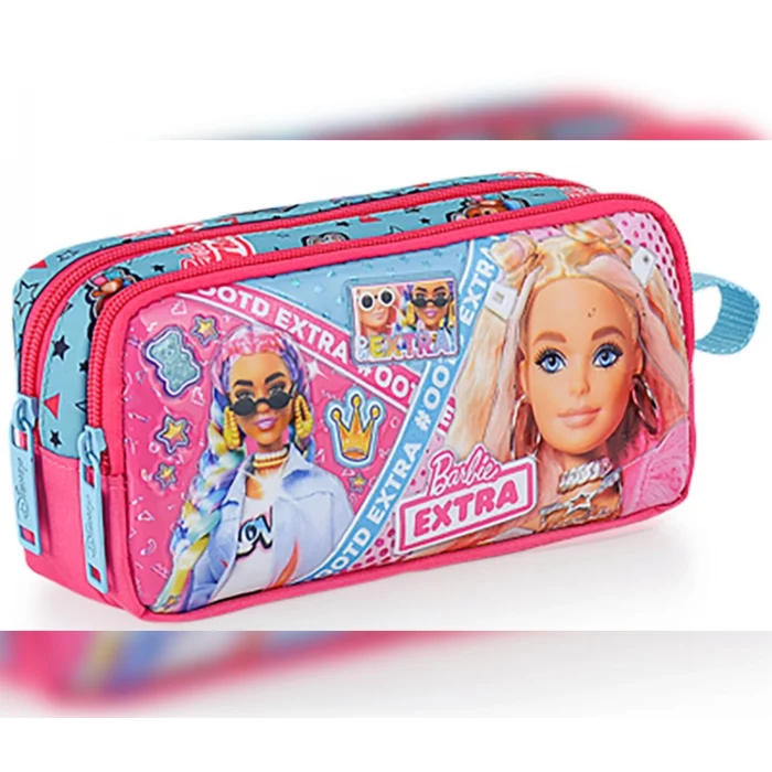 Barbie Lisanslı Okul Çantası - Beslenme Çantası - Kalem Kutusu Set - Suluk & Matara Hediye