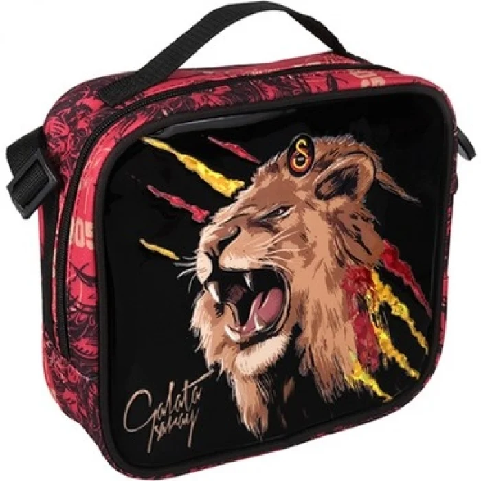 Galatasaray Kükreyen Arslan Okul Çantası, Çift Gözlü Kalem Çantası, Özel Kutusunda Termos Matara Set