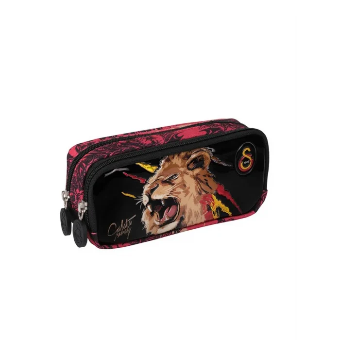 Galatasaray Kükreyen Arslan Okul Çantası, Çift Gözlü Kalem Çantası, Özel Kutusunda Termos Matara Set