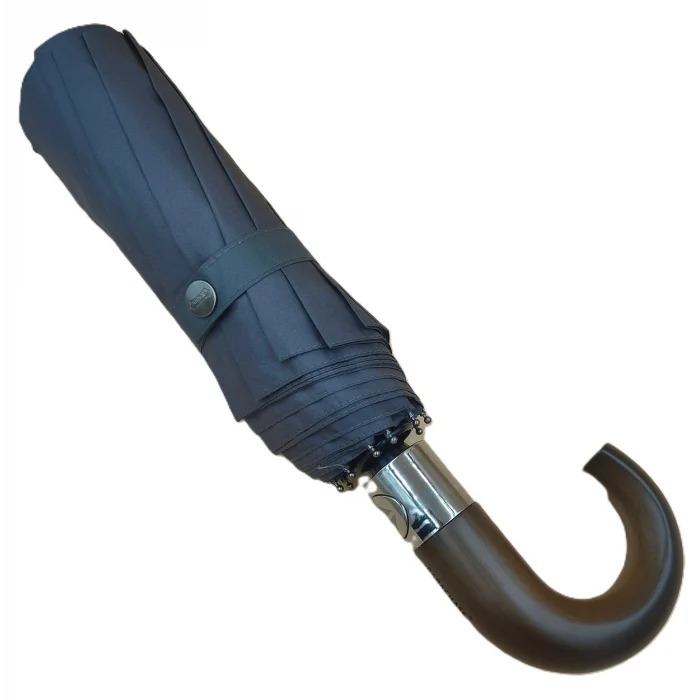 Parachase Ahşap Baston Saplı Tam Otomatik Şemsiye - Kılıf Hediyeli