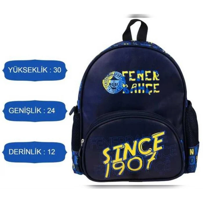 Fenerbahçe Okul-Sırt Çantası , Kalem Çantası - Lisanslı Bardaklı Kapak Çelik Termos Premium Set