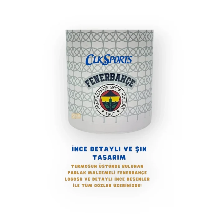Fenerbahçe Okul Sırt Çantası Kalem Kutusu , Bardaklı Kapak Çelik Termos Set