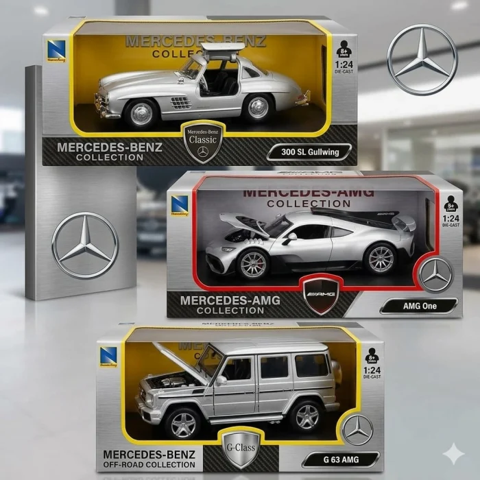 Mercedes-Benz 300sl Model Die Cast Model Araba , 1:24