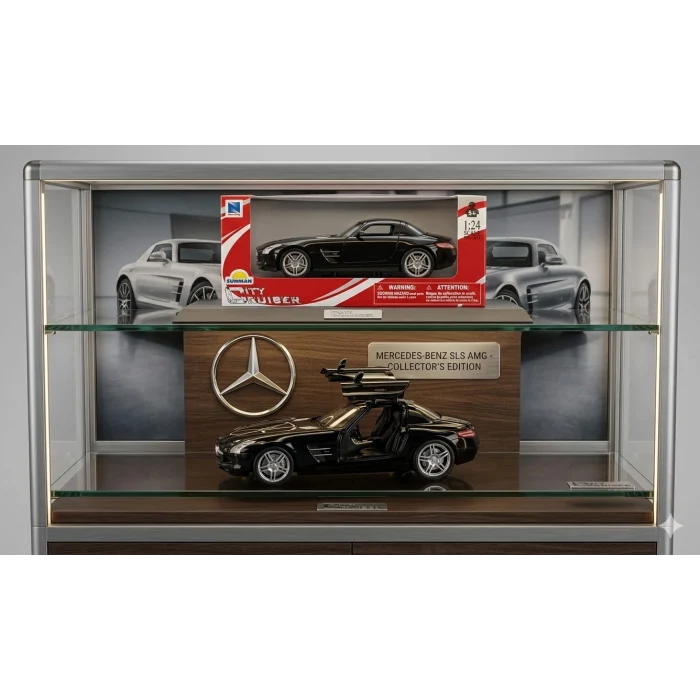 Mercedes Benz Sls Amg Die Cast Model Araba , 1:24 City Cruiser