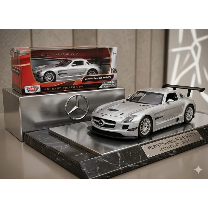 Mercedes Benz SLS AMG GT3 Die Cast Model Araba , Vardem 1/24 Scale
