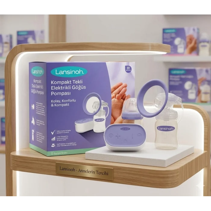 Lansinoh® Kompakt Tekli Elektrikli Göğüs Pompası