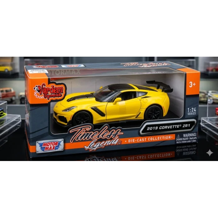 Corvette ZR1- 2019 Die Cast Model Araba , 1:24