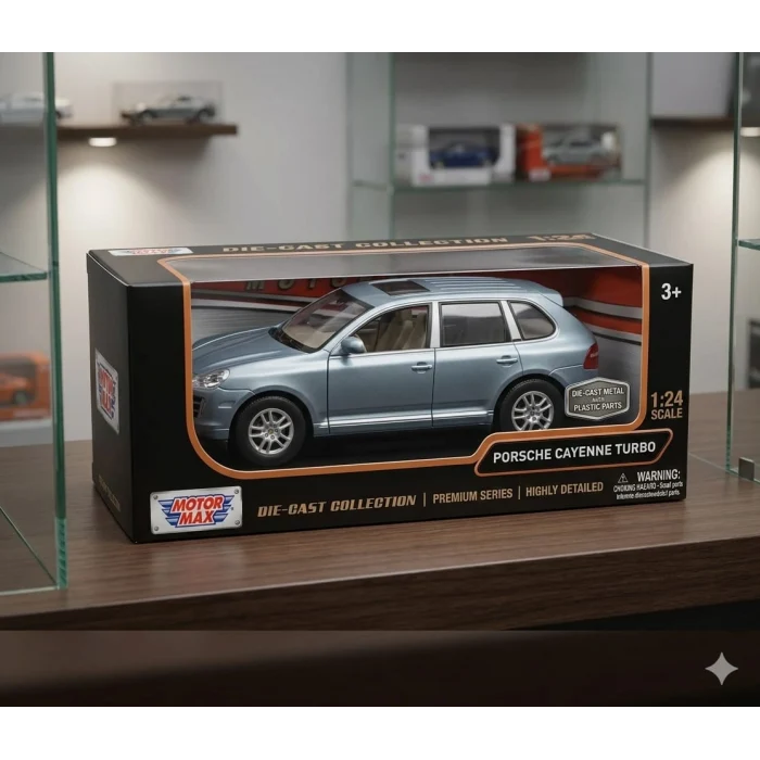 Porsche Cayenne Die Cast Model Araba , Turbo 1:24