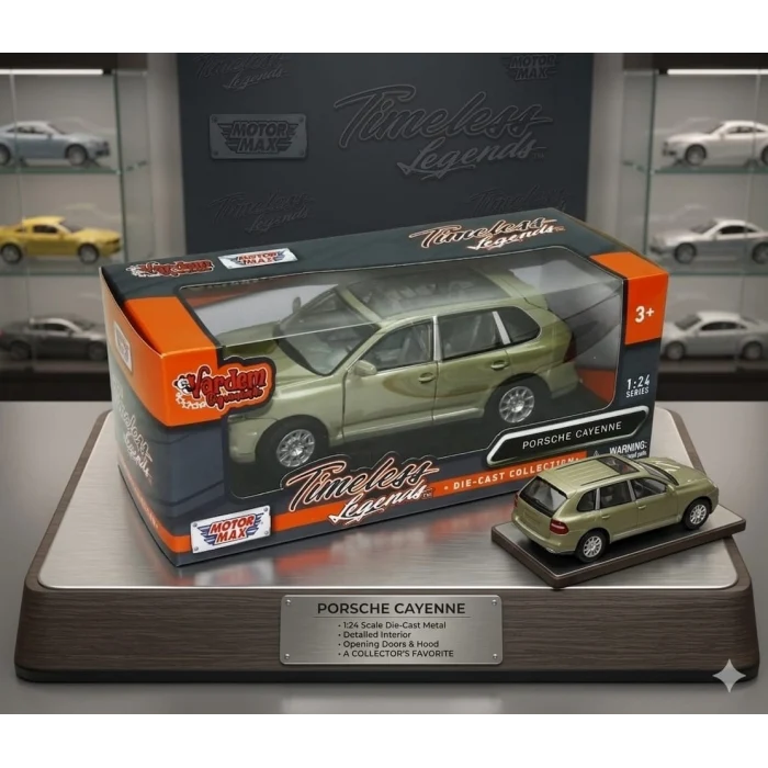 Porsche Cayenne Die Cast Model Araba , Turbo 1:24