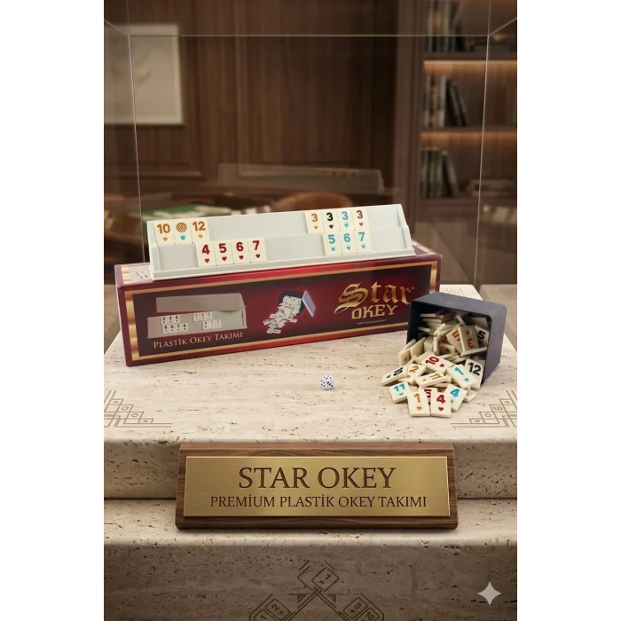 Star Flash Plastik Okey Takımı