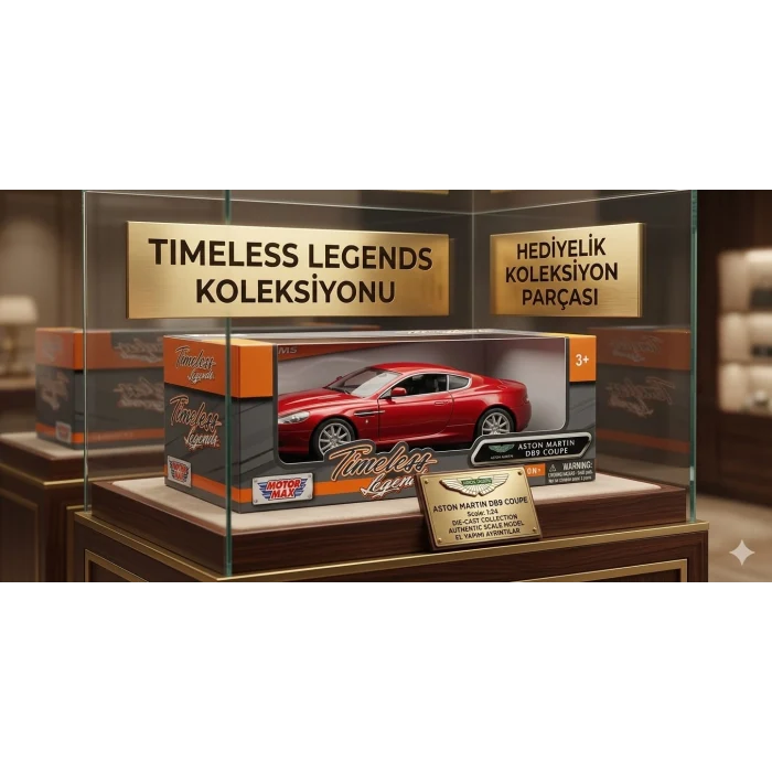 Aston Martin DB9 Coupe Die Cast Model Araba ü, 1:24