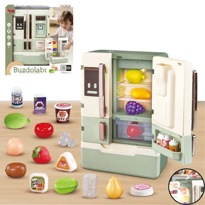 Vardem Işıklı ve Müzikli Buhar Çıkaran 28 Parça Aksesuarlı Buzdolabı