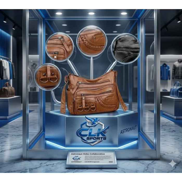 Vintage Tarzı Deri Omuz Çantası