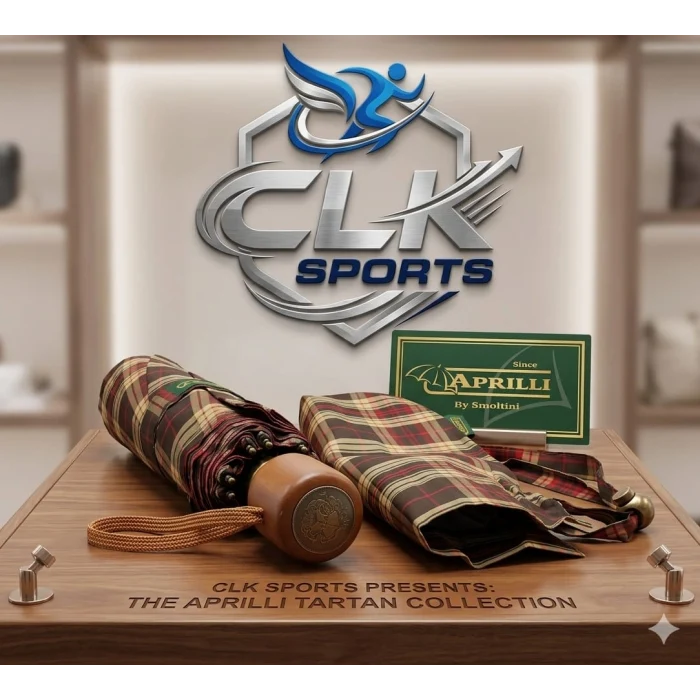 April Manuel Special Kumaş Ekose Bayan Şemsiye - 10 Telli