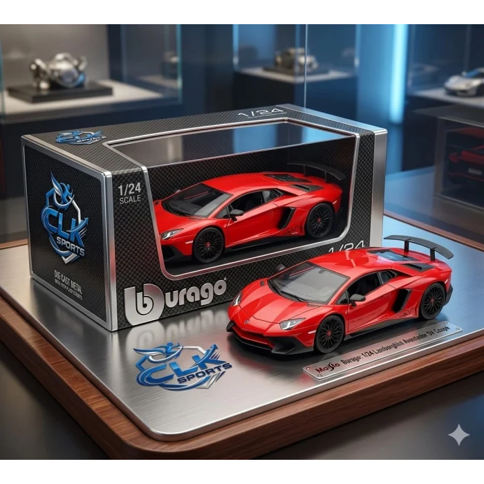 Lamborghini Aventador Sv Coupe Die Cast Model Araba , 1/24 Ölçek