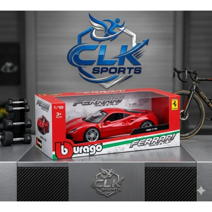 Ferrari 488 GTB Die Cast Model Araba , 1:18
