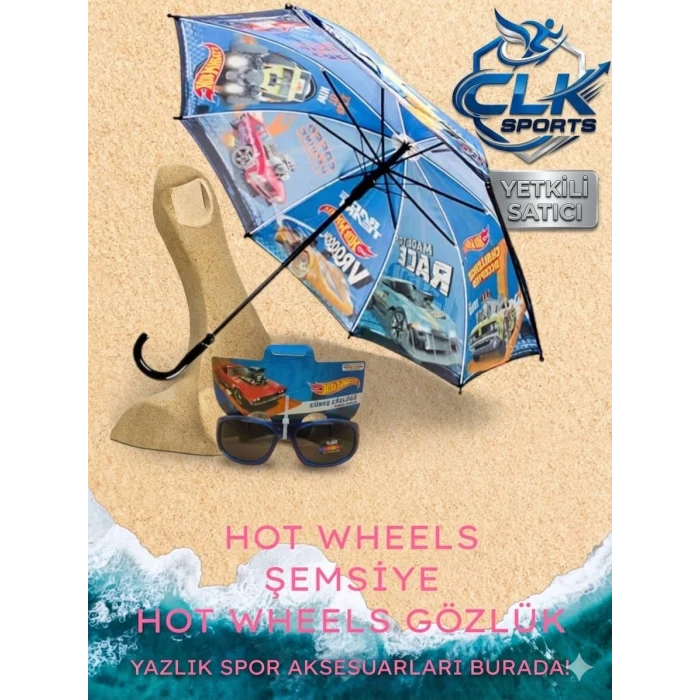 Lisanslı Erkek Çocuk Şemsiyesi + Lisanslı Gözlük İkili Set