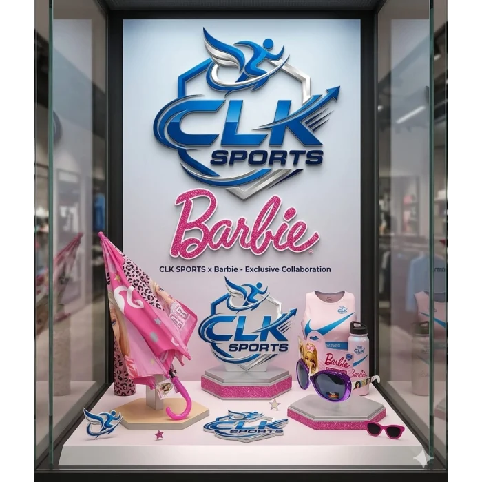 Barbie Lisanslı Çocuk Şemsiyesi + Lisanslı Gözlük - Barbie Lisanslı Toka Hediye