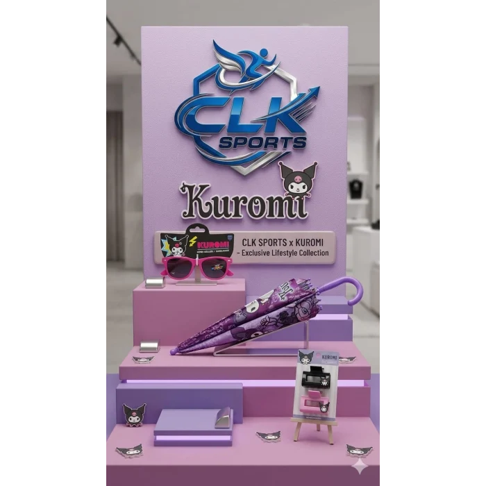 Kuromi Lisanslı Çocuk Şemsiyesi + Lisanslı Gözlük - Barbie Toka