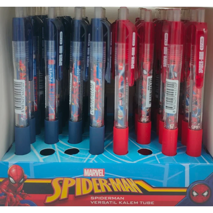 McQueen - Spiderman - Süper Fast Maskotlu Lisanslı 0,7 Versatil Kalem