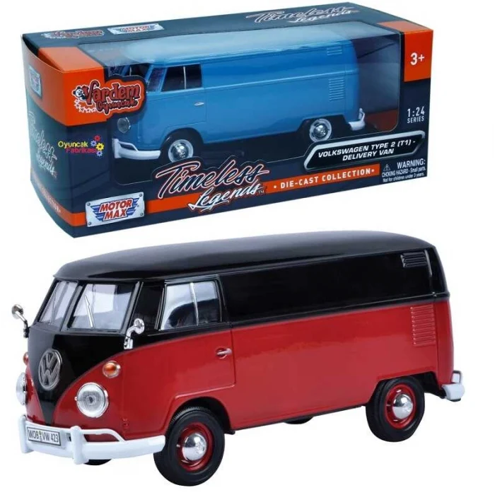 Vardem Volkswagen Minibüs Die Cast  Model Araba - Motormax 1:24