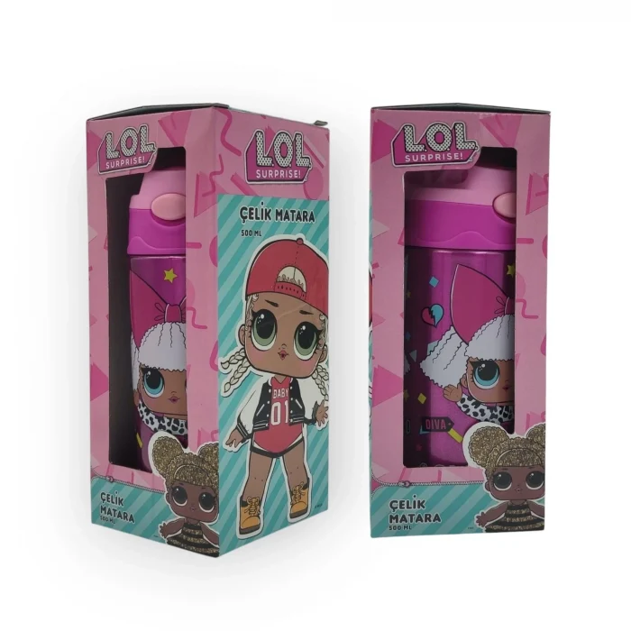 Lisanslı Kız Çocuk Çelik Matara 500 Ml