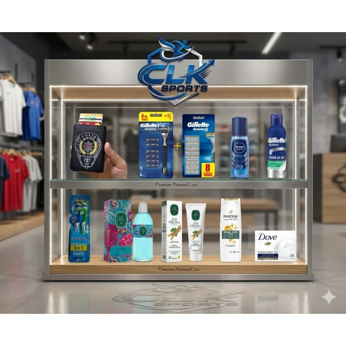 Polis Premium Gillette Sensor3 Tıraş Bıçağı 12 Parça Seti + Seyahat El Çantası
