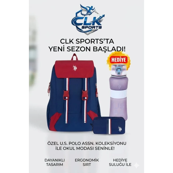 U.S. Polo Assn. Okul Sırt Çantası , U.S. Polo Assn. Kalem Kutusu , U.S. Polo Assn. Suluk&Matara