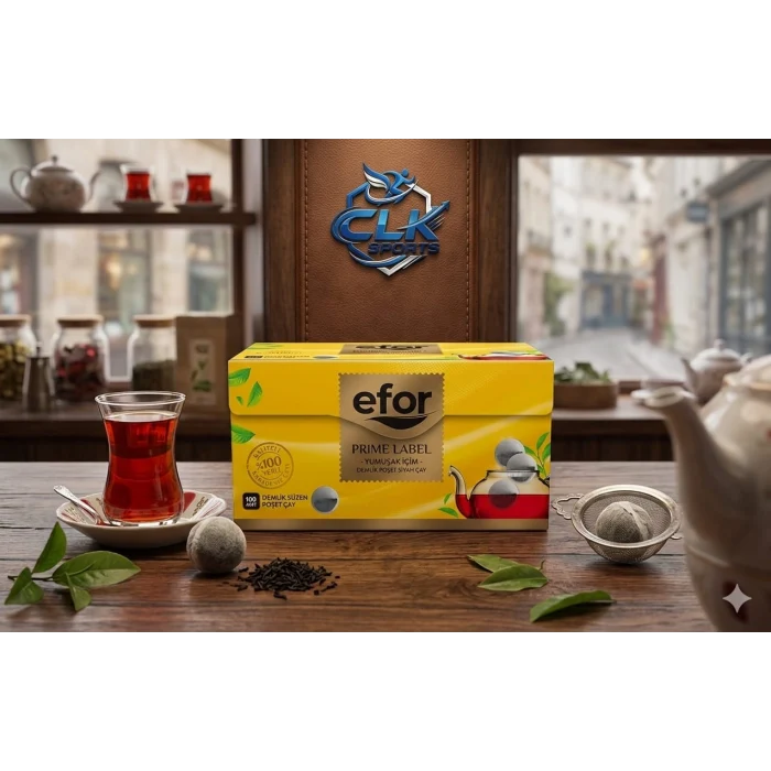 Efor Prime Label Demlik Süzen Poşet Çay 100lü