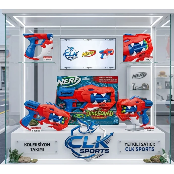 Nerf DinoSquad Raptor-Slash Dart Tabancası