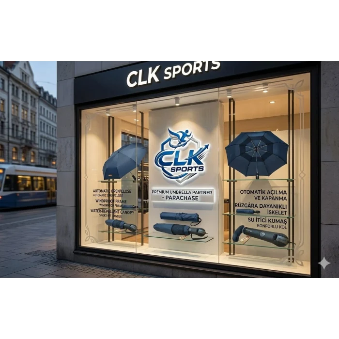 Parachase Aerodinamik Saplı Tam Otomatik Çift Katmanlı Şemsiye