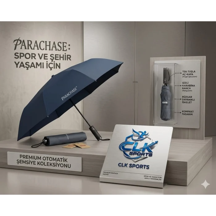 Parachase Pemium Kalite Ters Açılıp Kapanan Tam Otomatik Şemsiye