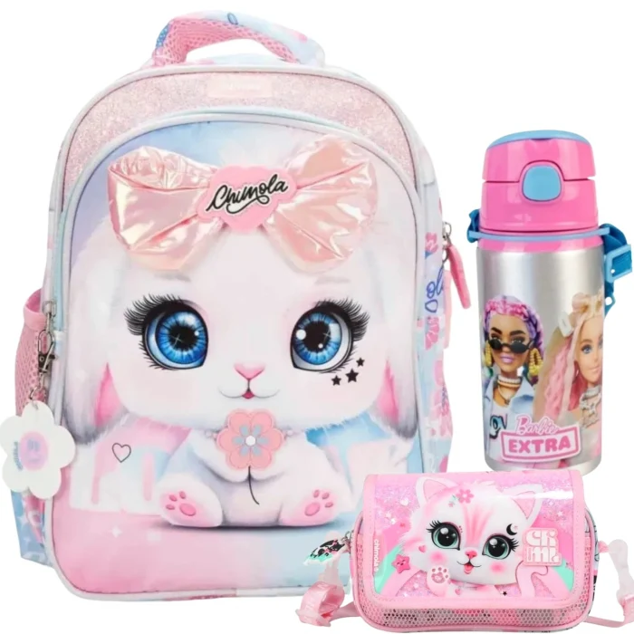 Chimola Kolej Anaokulu Sırt Çantası , Kalem Çantası , Suluk & Matara