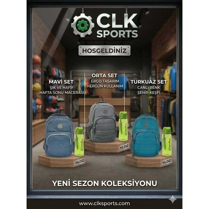 By Yıldız Astral Okul Çantası - Suluk & Matara Hediye